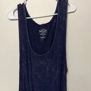 Blue super soft dress with pockets